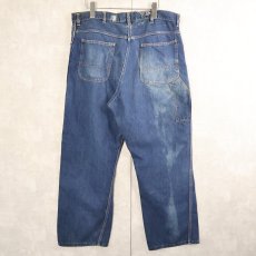 画像3: 50〜60's POWR HOUSE デニムペインターパンツ W35 (3)