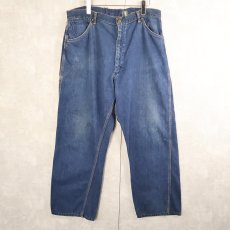 画像2: 50〜60's POWR HOUSE デニムペインターパンツ W35 (2)