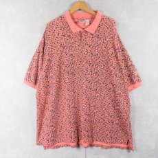 画像1: 90's NIKE 銀タグ 総柄 ポロシャツ XXL (1)