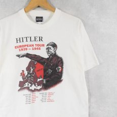 画像1: Adolf Hitler 独裁者プリントTシャツ L (1)