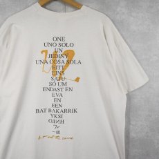 画像2: 90's U2 "smell the flowers while you can" ロックバンド プリントTシャツ (2)