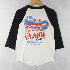 画像2: 80's THE WHO "CLASH" ロックバンド ツアープリント ラグランTシャツ L (2)