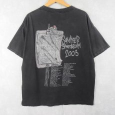 画像2: 2003 METALLICA "Summer Sanitarium Tour" ヘヴィメタル・バンド ツアープリントTシャツ BLACK XL (2)