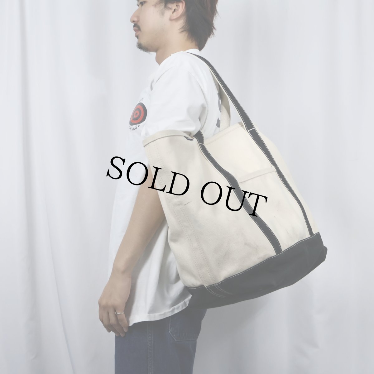 画像2: LANDS' END キャンバストートバッグ XLARGE (2)