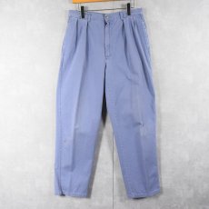 画像1: 90's POLO Ralph Lauren USA製 2タックチノトラウザーズ W32 (1)