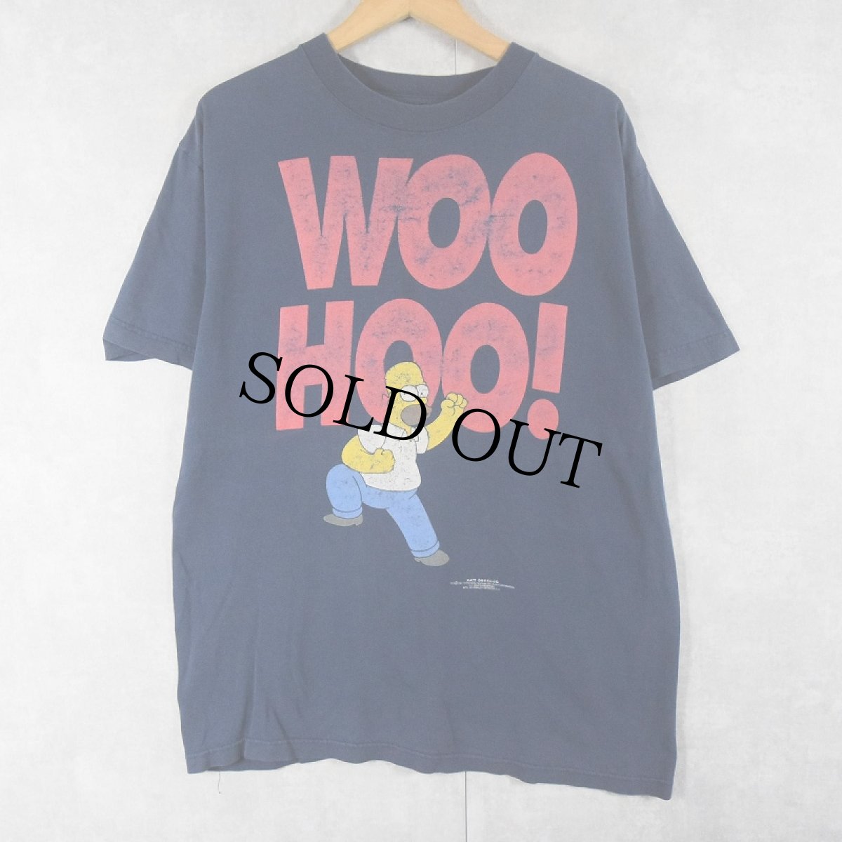 画像1: 90's The Simpsons "HOMER SIMPSONS" キャラクタープリントTシャツ NABT (1)