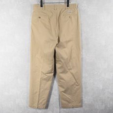 画像2: POLO Ralph Lauren "ADREW PANT" 2タックチノトラウザーズ W33 (2)