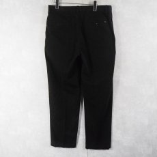 画像2: POLO Ralph Lauren "CLASSICFIT PLEATED" 2タックチノトラウザーズ BLACK W32 (2)