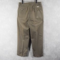 画像2: POLO Ralph Lauren "ADREW PANT" 2タックチノトラウザーズ W33 (2)