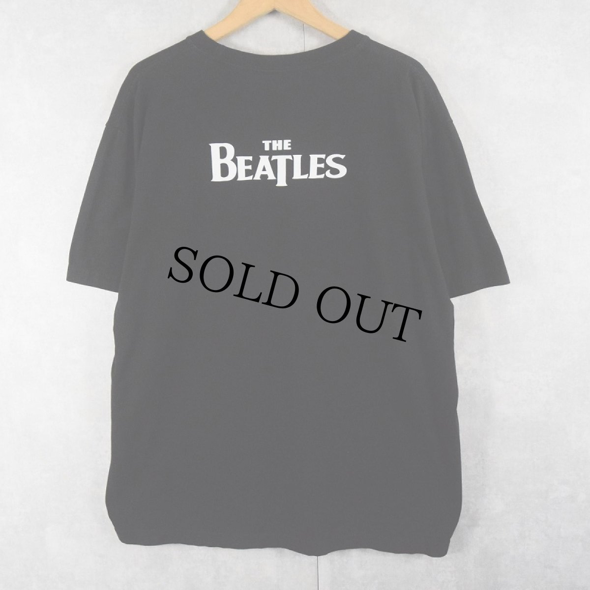 画像2: 90's THE BEATLES USA製 "LET IT BE" ロックバンドTシャツ BLACK  (2)