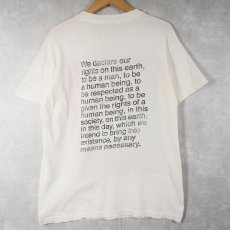 画像2: 80's MALCOM X. USA製 偉人名言プリントTシャツ XL (2)