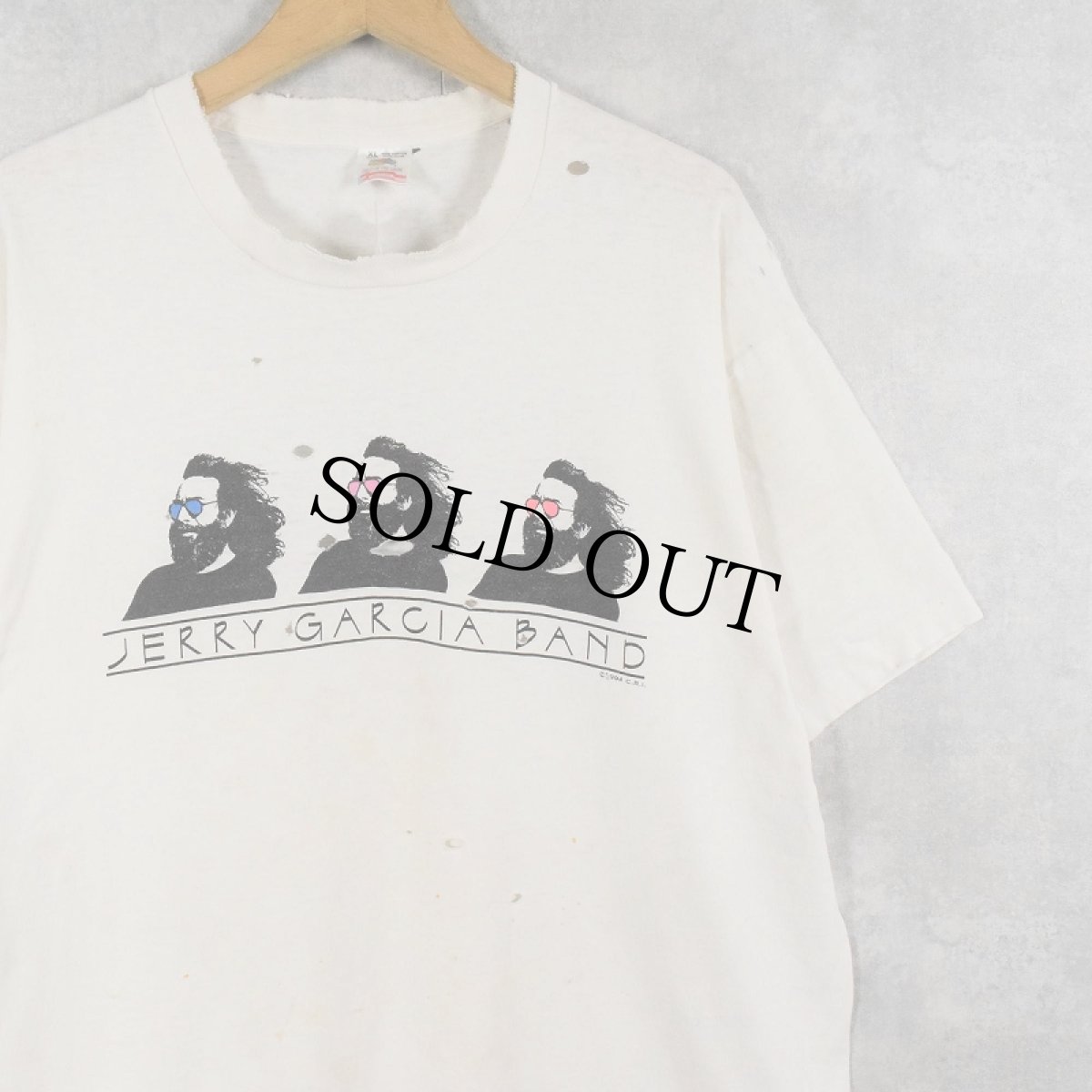 画像1: 90's JERRY GARCIA BAND USA製 ロックバンドプリントTシャツ XL (1)
