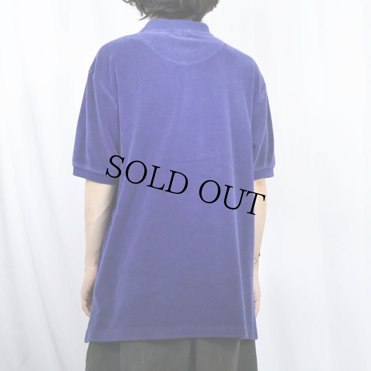 画像3: POLO Ralph Lauren ロゴ刺繍 パイルポロシャツ XL (3)