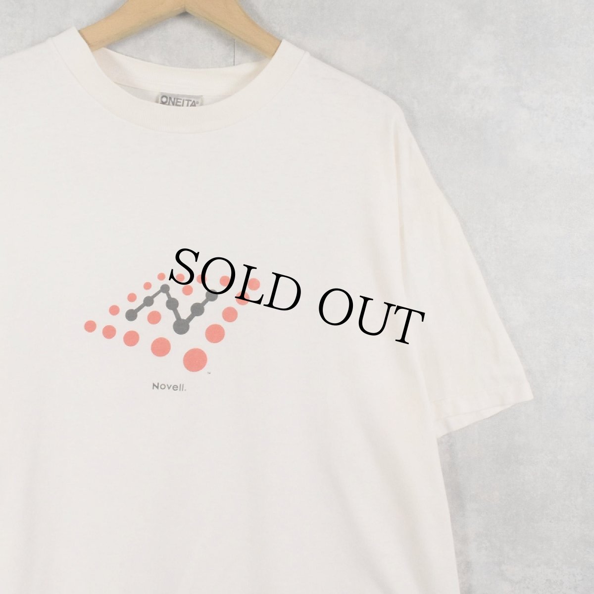 画像1: 90's Novell USA製 IT企業プリントTシャツ XL (1)