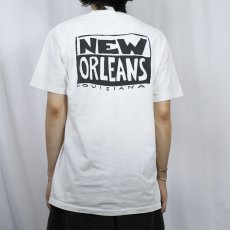 画像4: 90's BIG HED USA製 "NEW ORLEANS" アートプリントTシャツ L (4)