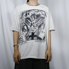 画像2: 90's "FUNERAL" アートプリントTシャツ (2)