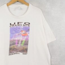 画像1: 90's "UFO CRASH SITE" UFOプリントTシャツ XL (1)