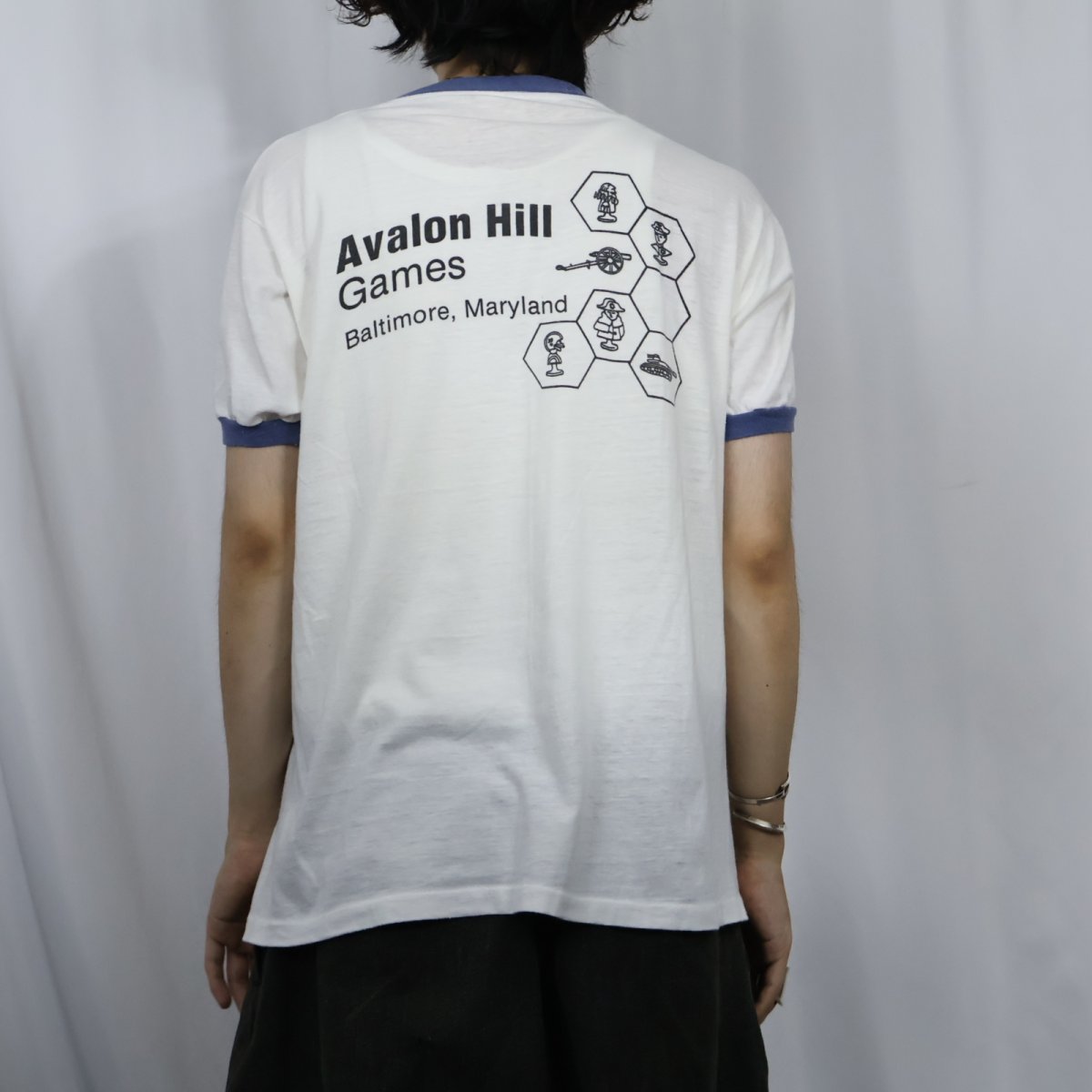 画像3: 80's PanzerBlitz ボードゲームプリントリンガーTシャツ (3)