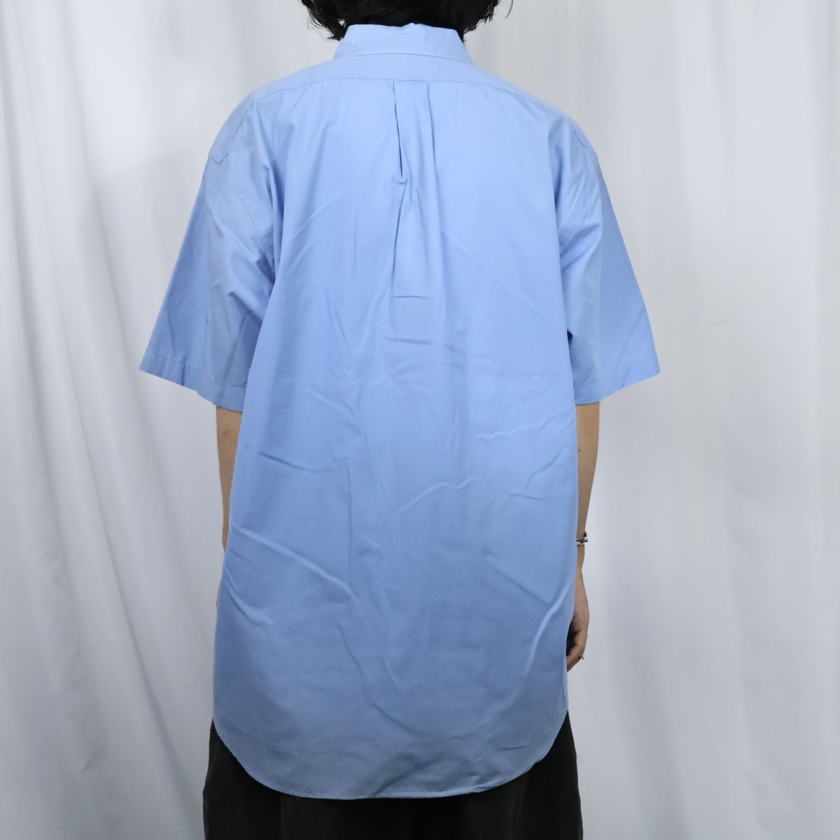 画像3: POLO Ralph Lauren "BLAKE" ロゴ刺繍 コットンボタンダウンシャツ L (3)