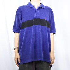 画像2: POLO Ralph Lauren ロゴ刺繍 パイルポロシャツ XL (2)