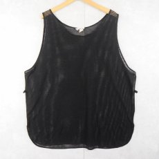 画像1: 80〜90's HANG AROUNDS メッシュタンクトップ BLACK ONESIZE (1)