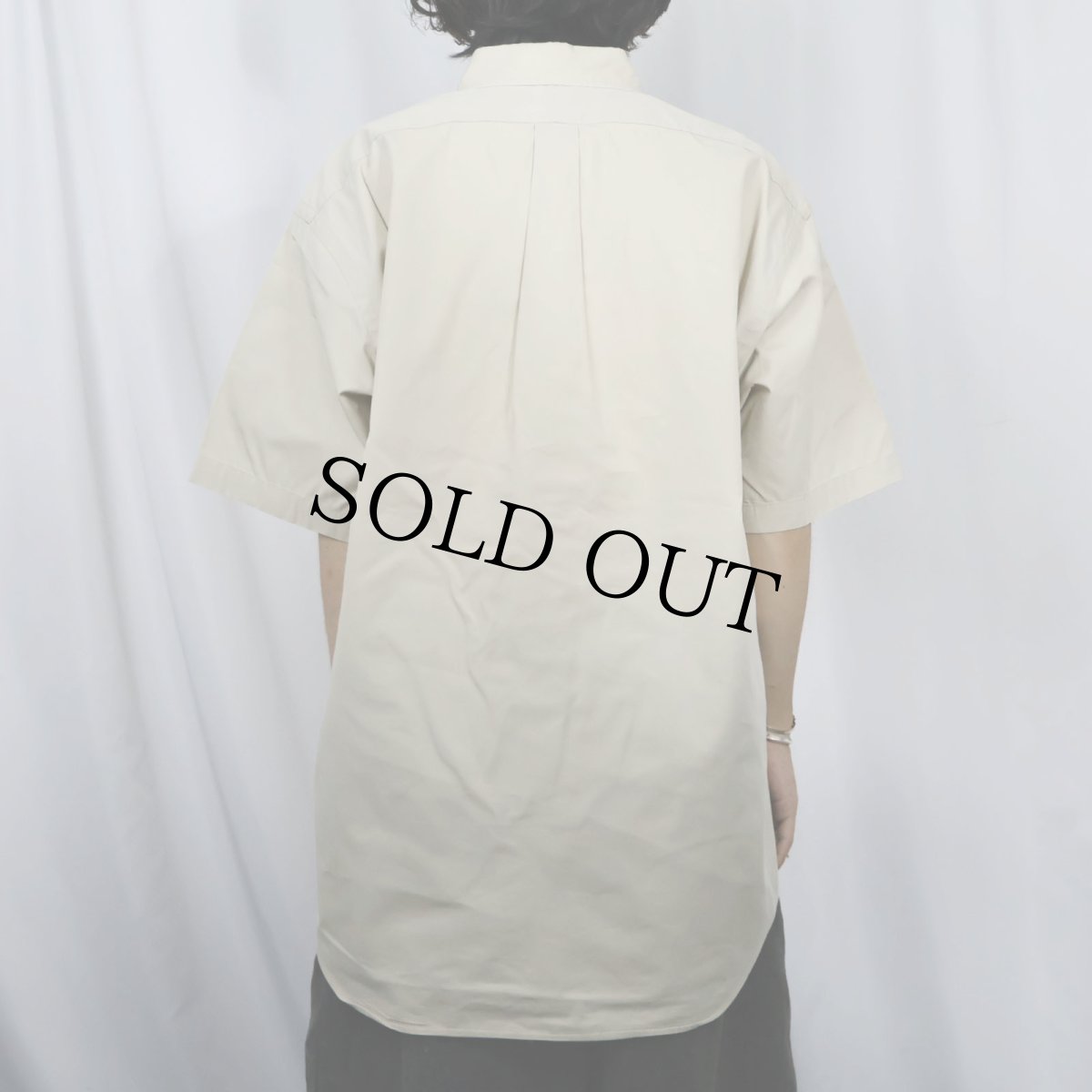 画像3: POLO Ralph Lauren "BLAKE" ロゴ刺繍 コットンボタンダウンシャツ L (3)