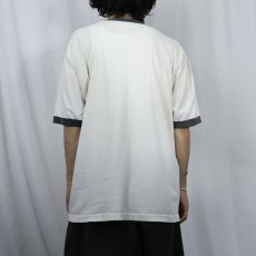 画像3: GHOSTBUSTERS "Stay Puft Marshmallow Man" 映画キャラクタープリントリンガーTシャツ (3)