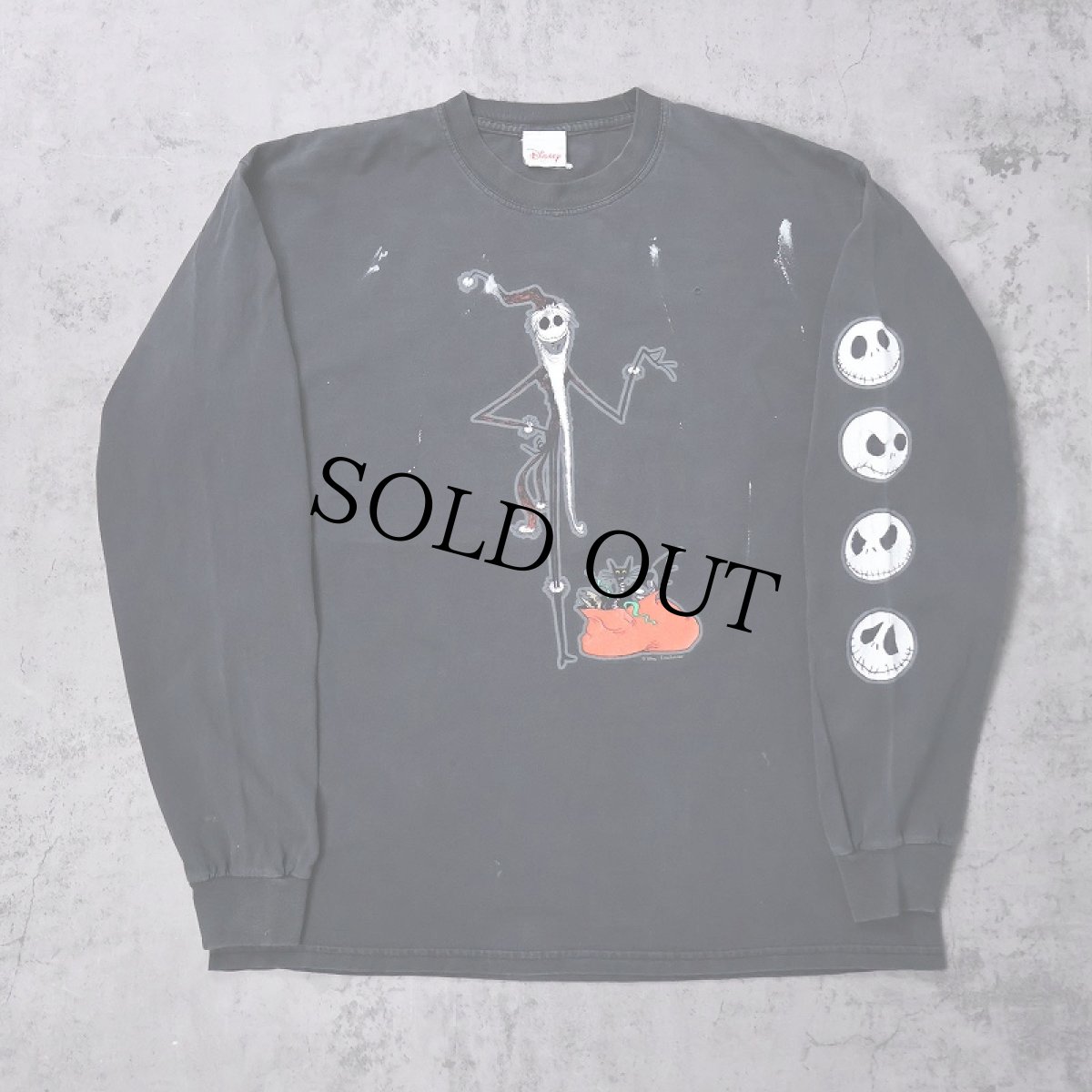 画像1: Disney The Nightmare Before Christmas 映画キャラクター プリントロンT BLACK XL (1)