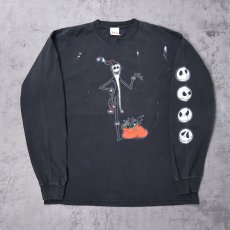 画像1: Disney The Nightmare Before Christmas 映画キャラクター プリントロンT BLACK XL (1)