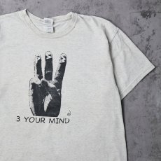 画像1: 3 YOUR MIND プリントTシャツ L (1)
