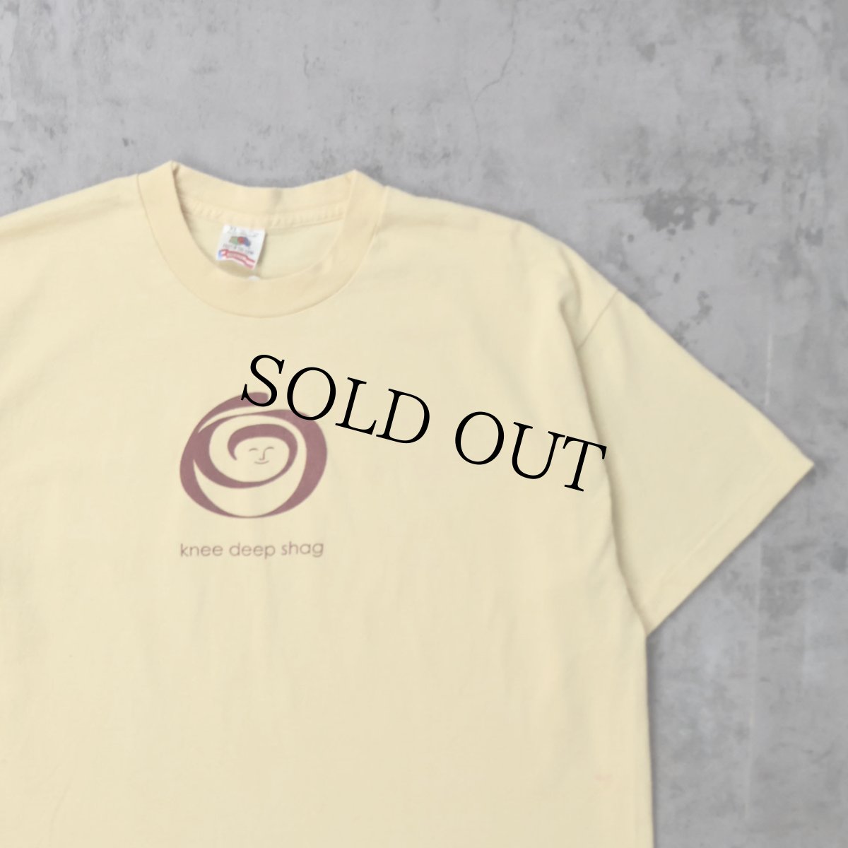 画像1: 90's knee deep shag USA製 プリントTシャツ XL (1)