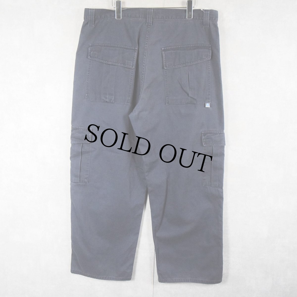 画像2: 2000's Levi's SILVER TAB コットンカーゴパンツ NAVY W37 (2)