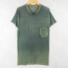 画像1: 70〜80's 無地ポケットTシャツ (1)