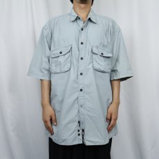 画像2: 2000's Eddie Bauer EBTEK ナイロンフィッシングシャツ XL (2)