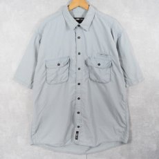 画像1: 2000's Eddie Bauer EBTEK ナイロンフィッシングシャツ XL (1)