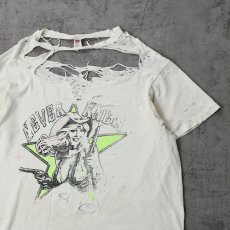 画像1: "NEVER KNEW" カウガール プリントTシャツ XL (1)