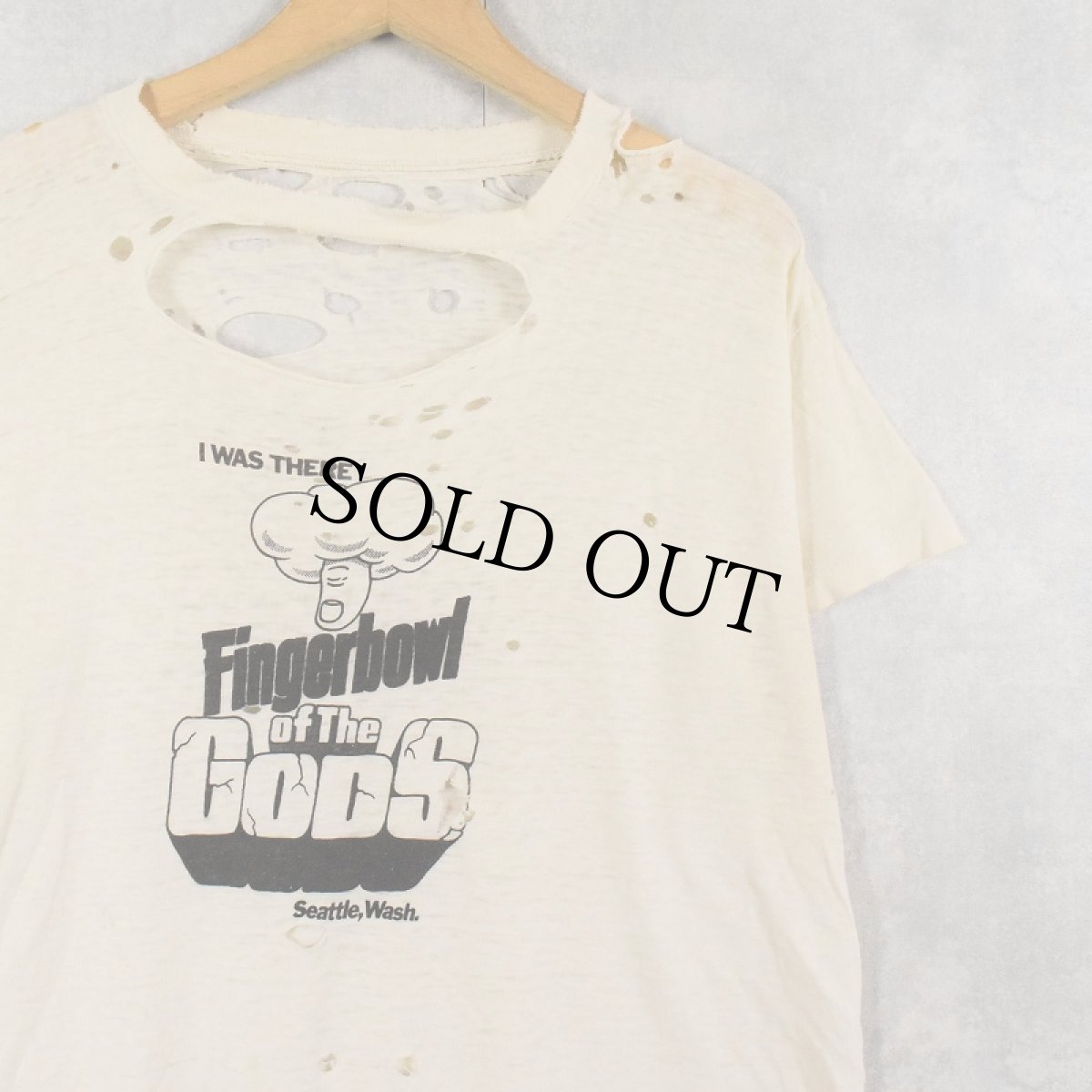 画像1: 70〜80's Fingerbowl of the Gods プリントTシャツ (1)