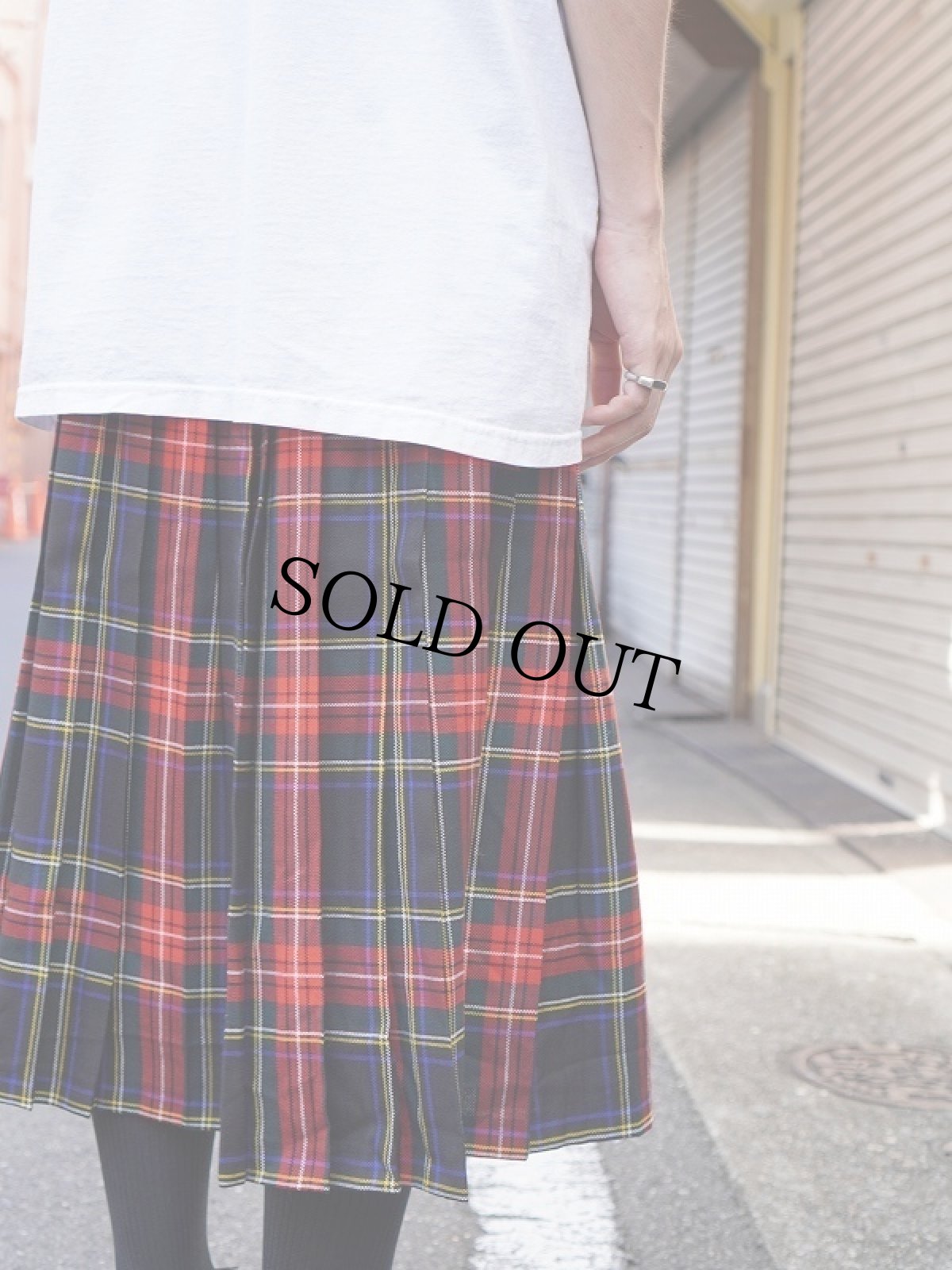 画像3: 90's Pringle BRITAIN製 タータンチェック柄 キルトスカート SIZE46 (3)