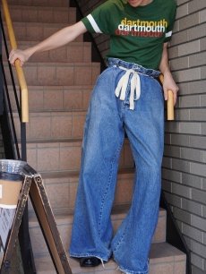 画像1: PEPE JEANS ワイドデニム ペインターパンツ W35 (1)