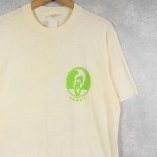 画像2: 70's PRIMO HAWAII Beer ビール企業 染み込みプリントTシャツ L (2)