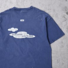 画像2: Evil Teen Records インディペンデント・レコードレーベル プリントTシャツ NAVY L (2)