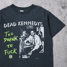 画像1: 1995 Dead Kennedys "Too Drunk To Fuck" ハードコアパンクバンドTシャツ L (1)