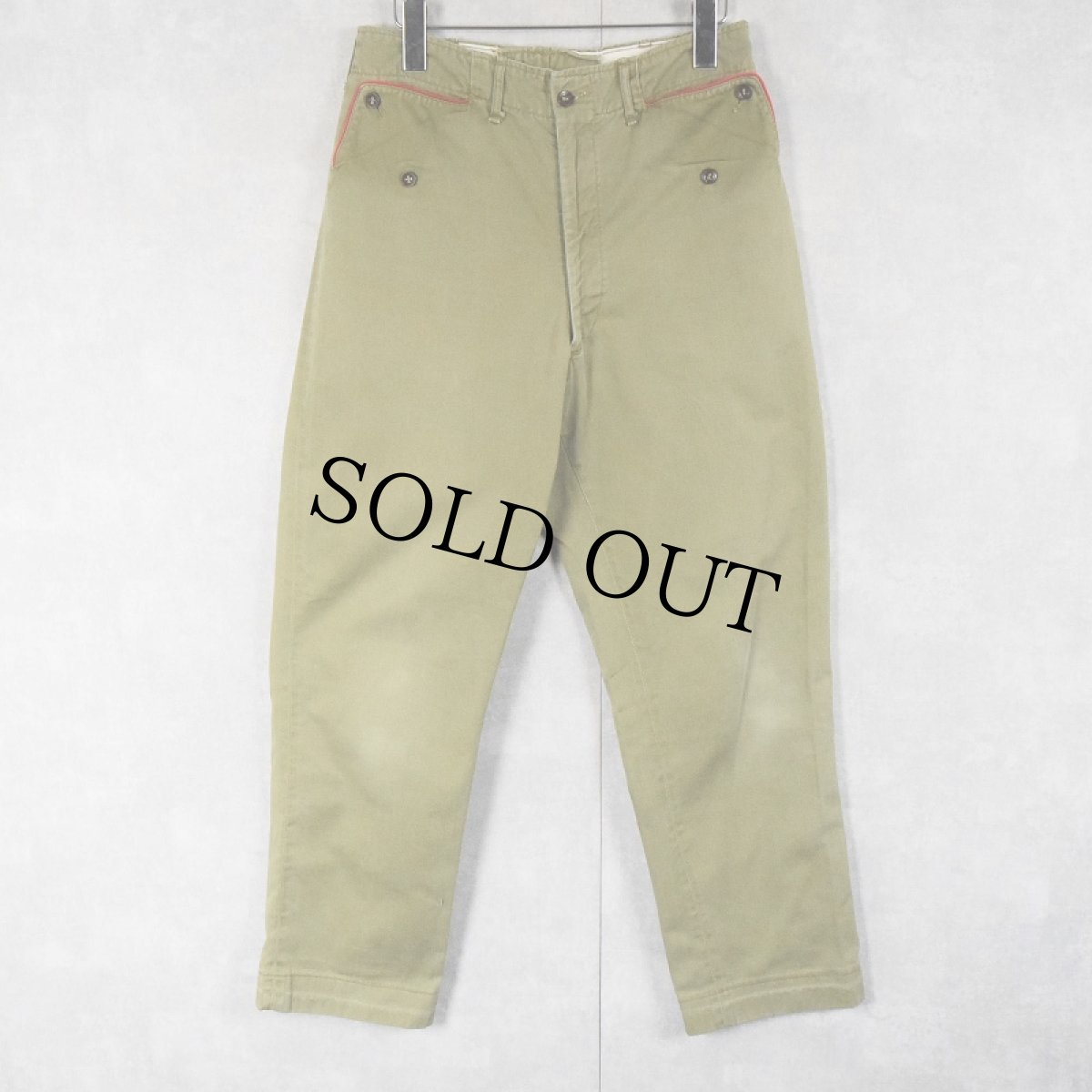 画像2: 60's BOY SCOUTS OF AMERICA チノトラウザーズパンツ W29 (2)