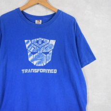 画像1: Transformers アニメプリントTシャツ L (1)
