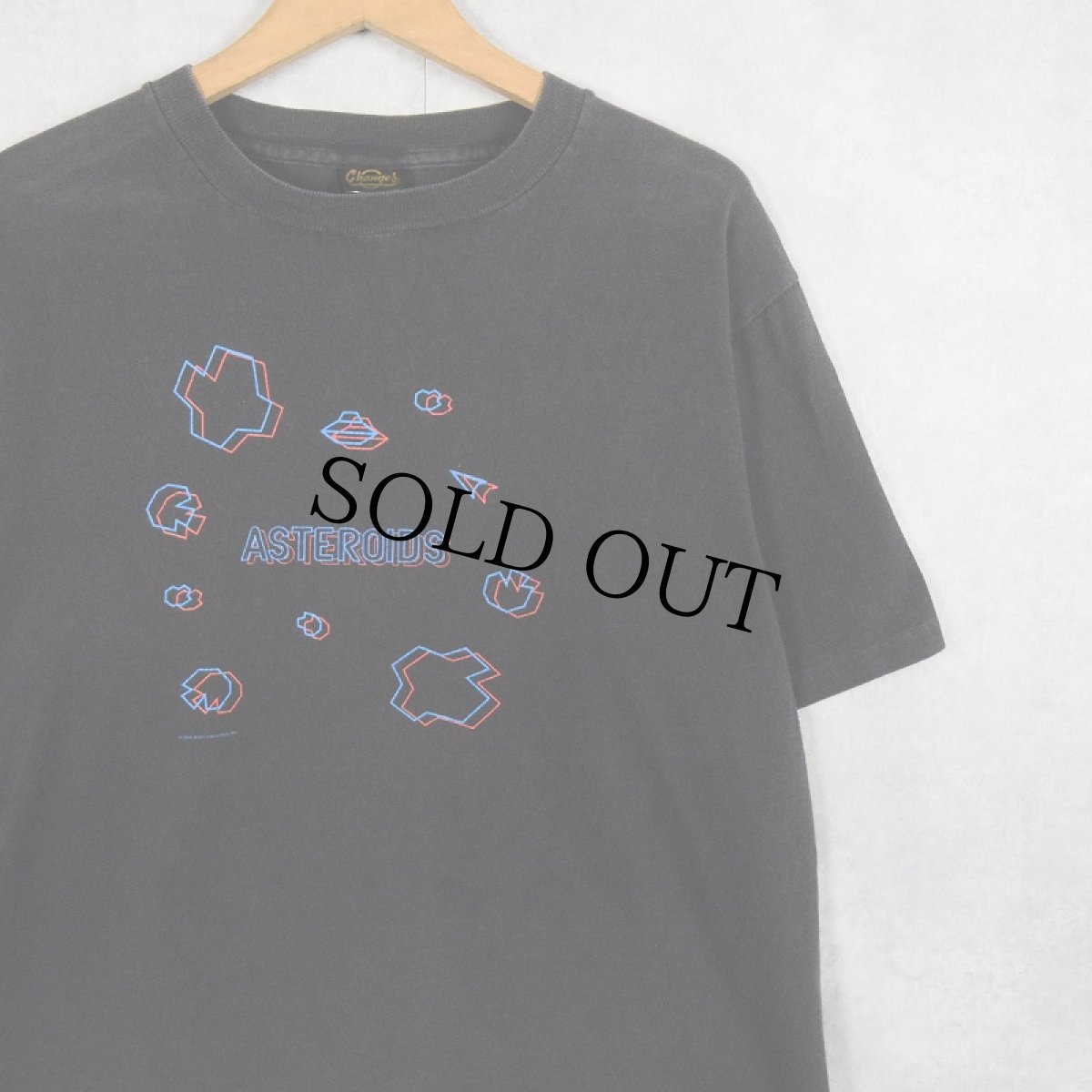 画像1: 〜2000's ATARI USA製 "ASTEROIDS" ゲーム企業プリントTシャツ BLACK L (1)