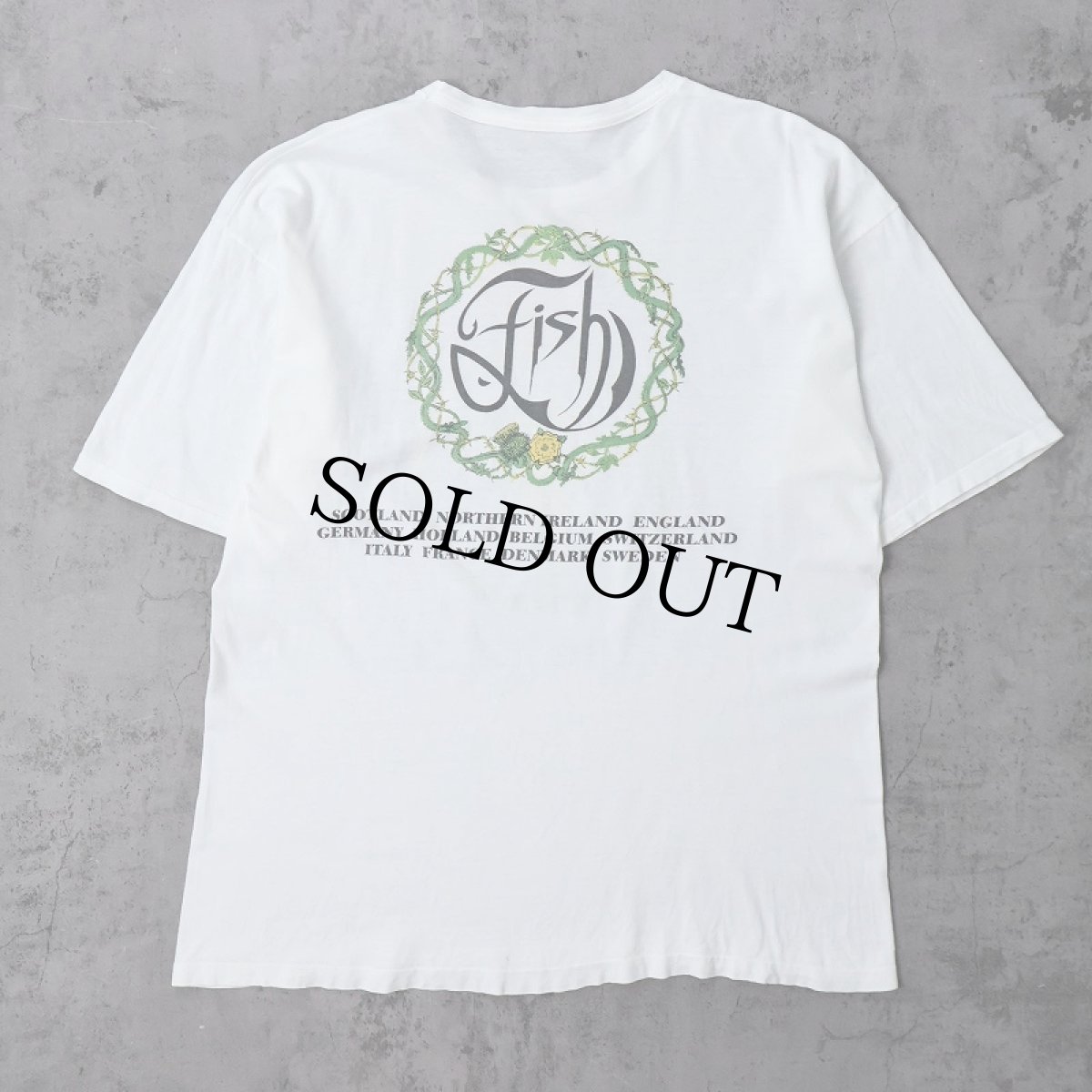 画像2: FISH "Internal Exile" ロックミュージシャンアルバムＴシャツ (2)