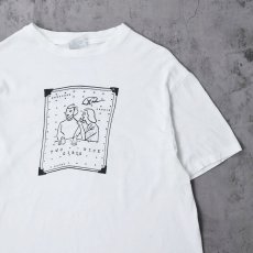 画像1: 90's Two Nice Girls USA製 "SEE TWO NICE GIRLS" フォークロックバンドTシャツ L (1)
