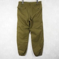画像2: 70〜80's ITALIAN ARMY パラシュートパンツ W33 (2)