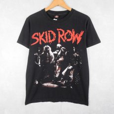 画像1: SKID ROW ヘヴィメタルバンドプリントTシャツ BLACK M (1)