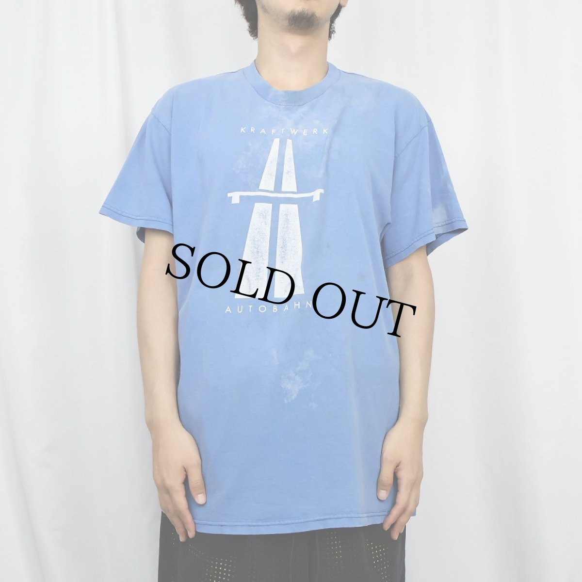 画像2: KRAFTWERK "Autobahn" エレクトロミュージックグループ アルバムTシャツ L (2)